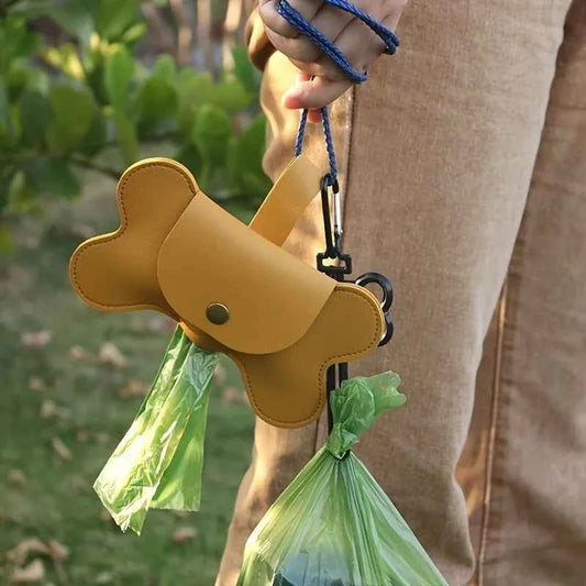 Dog Poop Bags Non-Stick Dog Waste Bags for Dogs Cats Outdoor Home Clean Refill Garbage Bag Pet Supplies 15 Bags/Roll