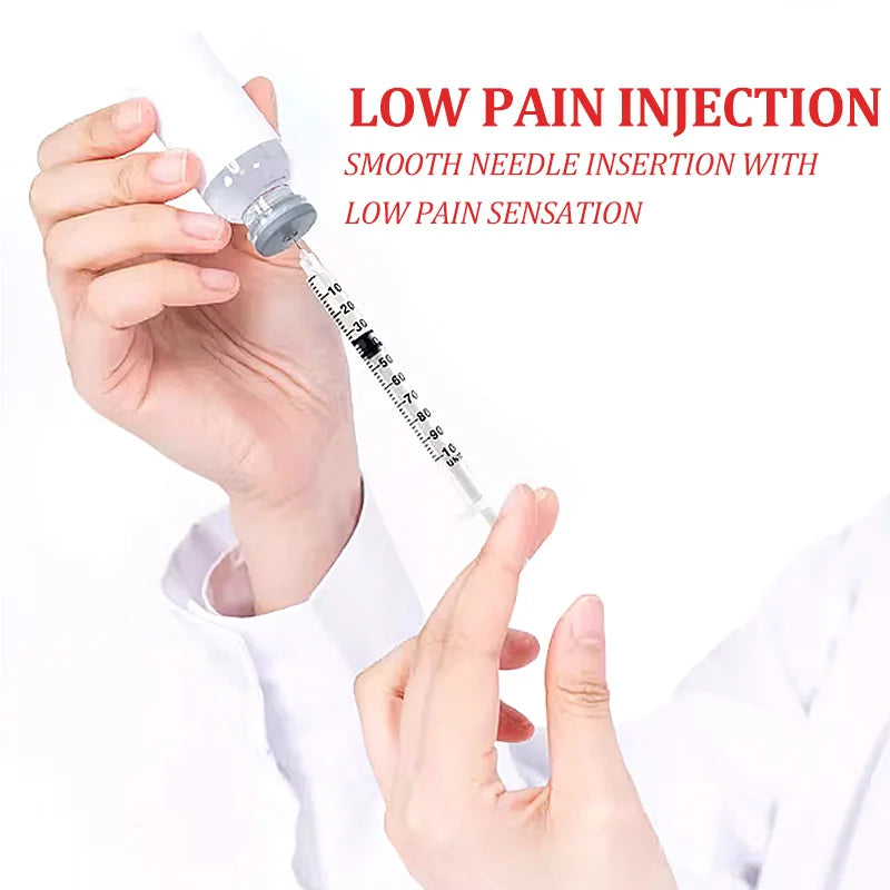 20/50/100Pcs Disposable Veterinary Syringe Manual Push Syringe 0.3/0.5/1ml Needle Farm Animal Syringe with Needles Cat Dog Pig
