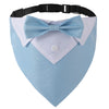 Sucado Bow Tie Dog Collar Tuxedo Bandana Adjustable Formal Puppy Triangle Neck Wear for Wedding Birthday Dress-up Cosplay Party