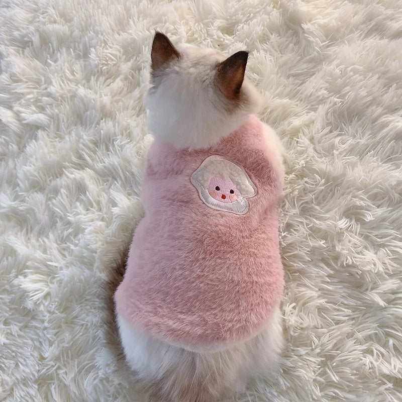 Cats Accessories Pets Warm Kittens Clothes for Winter Kitten Small Kitten Stuff Apparels Cooling Clothing Dog´s Sweater Vests - Play Paws Toys
