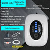 Rechargeable USB Fish Tank Air Pump 4800mAh Battery Silent Oxygen Pump with 1M Tube for Aquarium Outdoor Breeder Tanks Portable