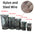 1pcs Telescopic Foldable Steel Wire Nylon Fishing Net Crayfish Crab Trap Shrimp Lobster Cage Collapsible Portable Fold Network