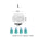 1Set Cat Muzzle Pet Grooming Cover Accessory Cat Anti Bite Anti Licking Space Hood Breathable Helmet with 4 Silicone Paw Shoes