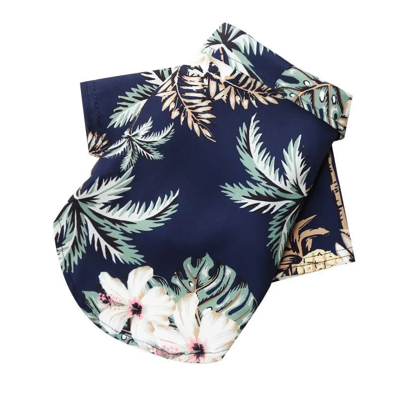 DualPet Hawaiian Dog Clothes French Bulldog Pet Clothes Summer Pet Clothing Dog Cat Shirt for Small Medium Dogs Puppy Ropa Perro