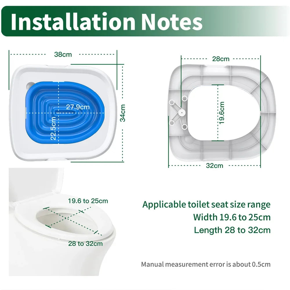 Reusable Plastic Toilet Training Kit for Cats, Toilet Trainer, Toilet for Puppy, Cat Litter Mat, Cleaning Product, Best