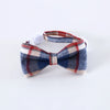 Pet Accessories for Dogs Cats Bowtie British Style Puppy Plaid Tie Breakaway Bowknot Collar for Small Dog Cat Gentleman Costume - Play Paws Toys