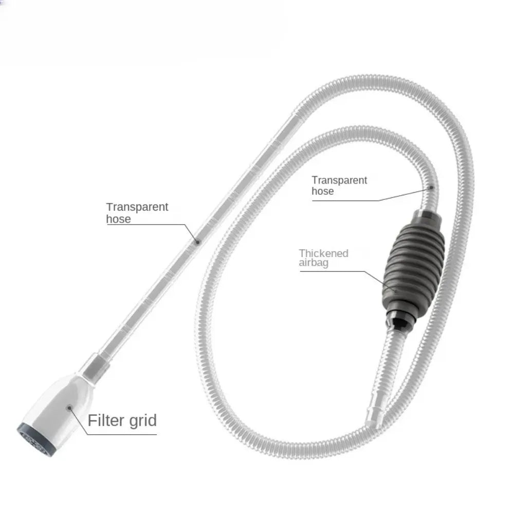 Aquarium Siphon Vacuum Cleaner Fish Tank Water Changer Manual Water Changer Semi-Automatic Aquarium Pump Cleaning Tools