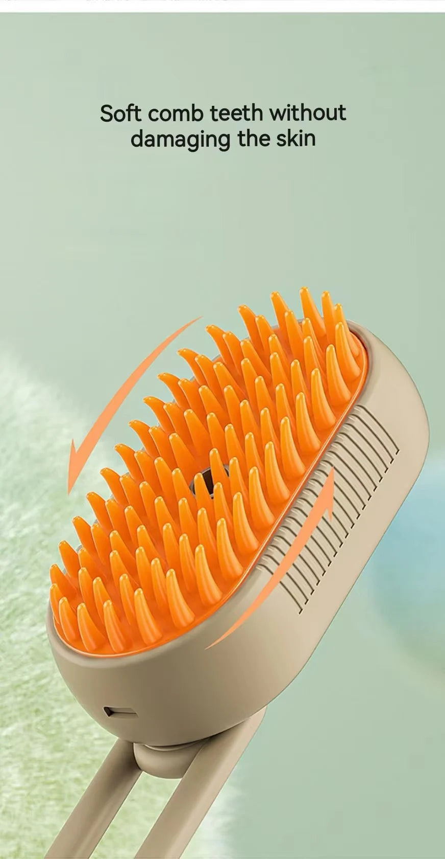 Electric 3-in-1 Pet Hair Brush - Steam Spray Massage Hair Removal Comb for Dogs And Cats Anti-Flying Hair Cleaning Brush