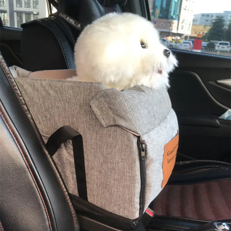 Portable Car Safety Pet Seat For medium/Small Dogs Cat Travel Central Control Cat DogBed Transport Dog Carrier Protector DogBags - Play Paws Toys