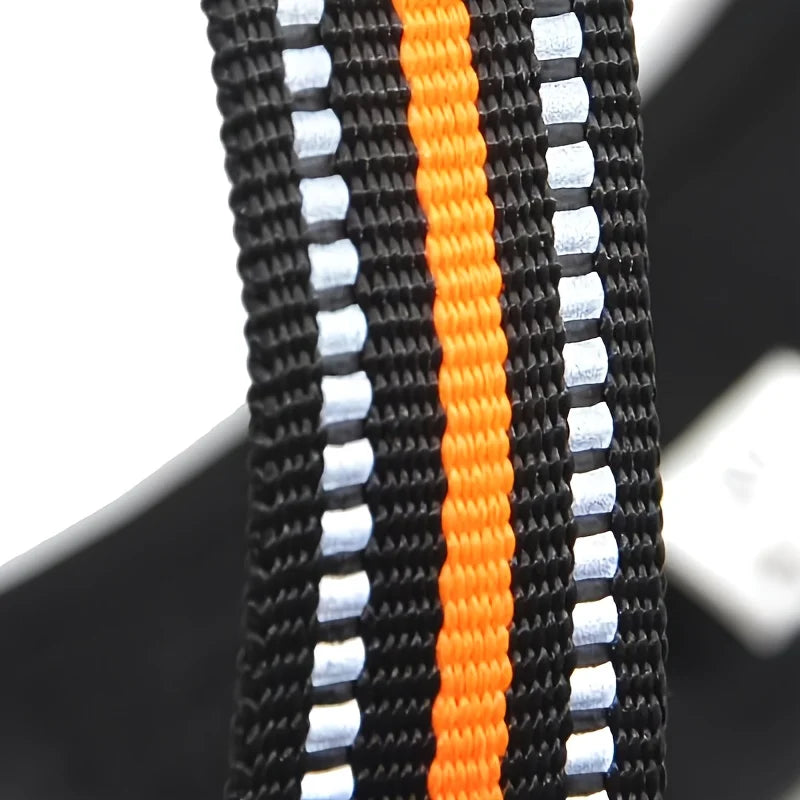 Adjustable Dog Harness Vest with Night Reflective Strip for Small Medium and Large Dogs for Outdoor Walking