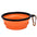 Dogs Feed Supplies Folding Silicone Bowl Portable Puppy Water Container with Carabiner Folding Cats Bowl Travel Pets Accessories