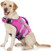 Ensure Your Dog's Water Adventures are Safe and Stylish: Premium Waterproof Dog Life Jacket with Reflective Stripes, Extra Stick