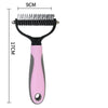Hair Removal Comb for Dogs Cat Detangler Fur Trimming Dematting Deshedding Brush Grooming Tool For matted Long Hair Curly Pet