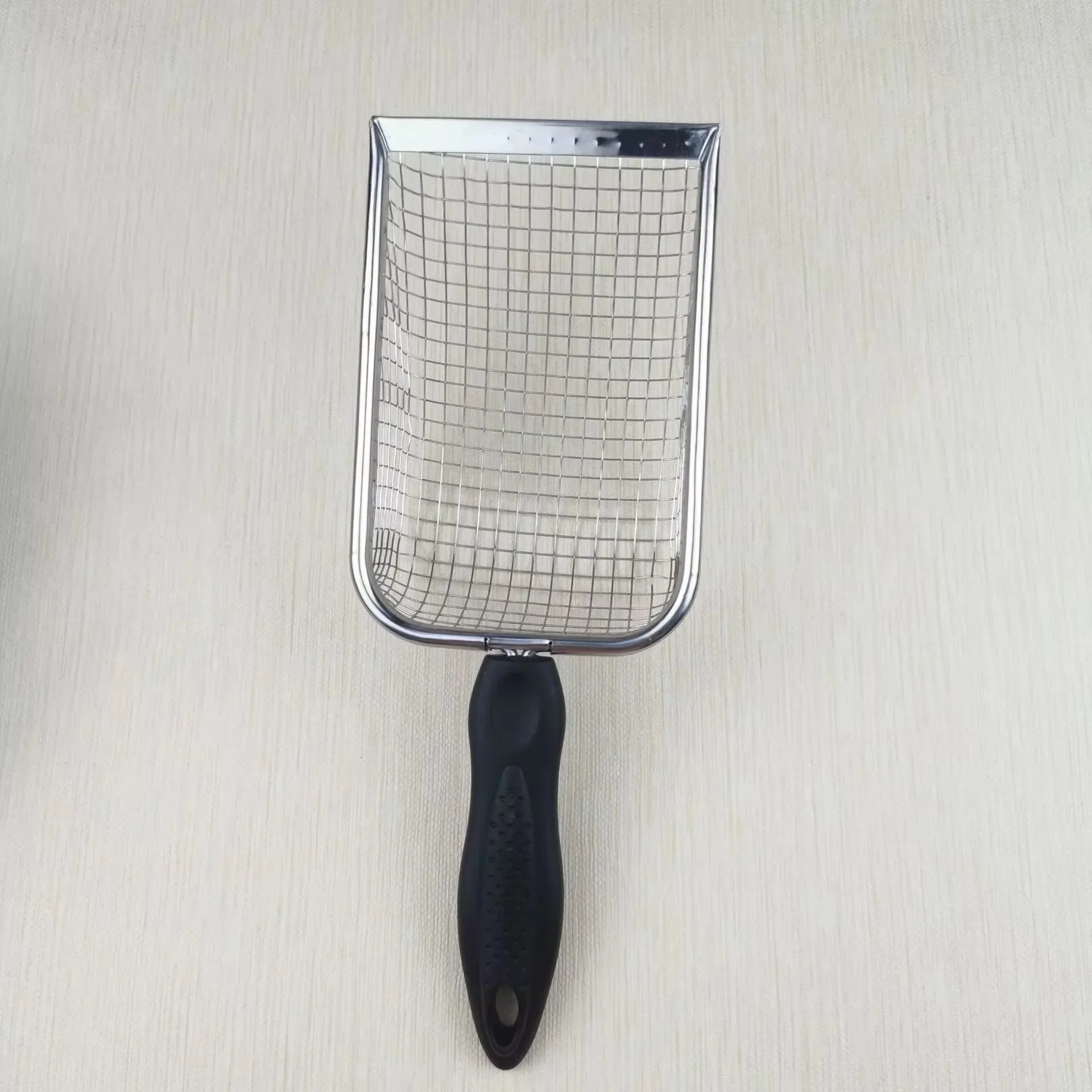 Cat Litter Scoop Fine Hole Stainless Steel Small Hole Cat Poop Shovel Tool Metal Dog Scoop Cleaning Brush AntiRust Litter Shovel