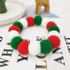 Pet Dog Bow Tie Rainbow Flower Hair Ball Necklace Cat Collar Pet Dog Cat Bowties Neckties Dog Grooming Accessories