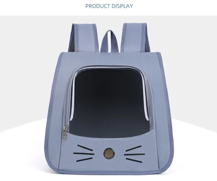 Pet Cat Carrier Bag Cat Backpack Outdoor Breathable Portable Shoulders Bag for Cats Small Dogs Transport Carrier - Play Paws Toys