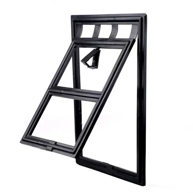 Home Lockable Dog Screen Door Pet Cat Screen Door Plastic Pet Door for Mosquito Proof Screen Window Security Flap Gate Dog Fence - Play Paws Toys