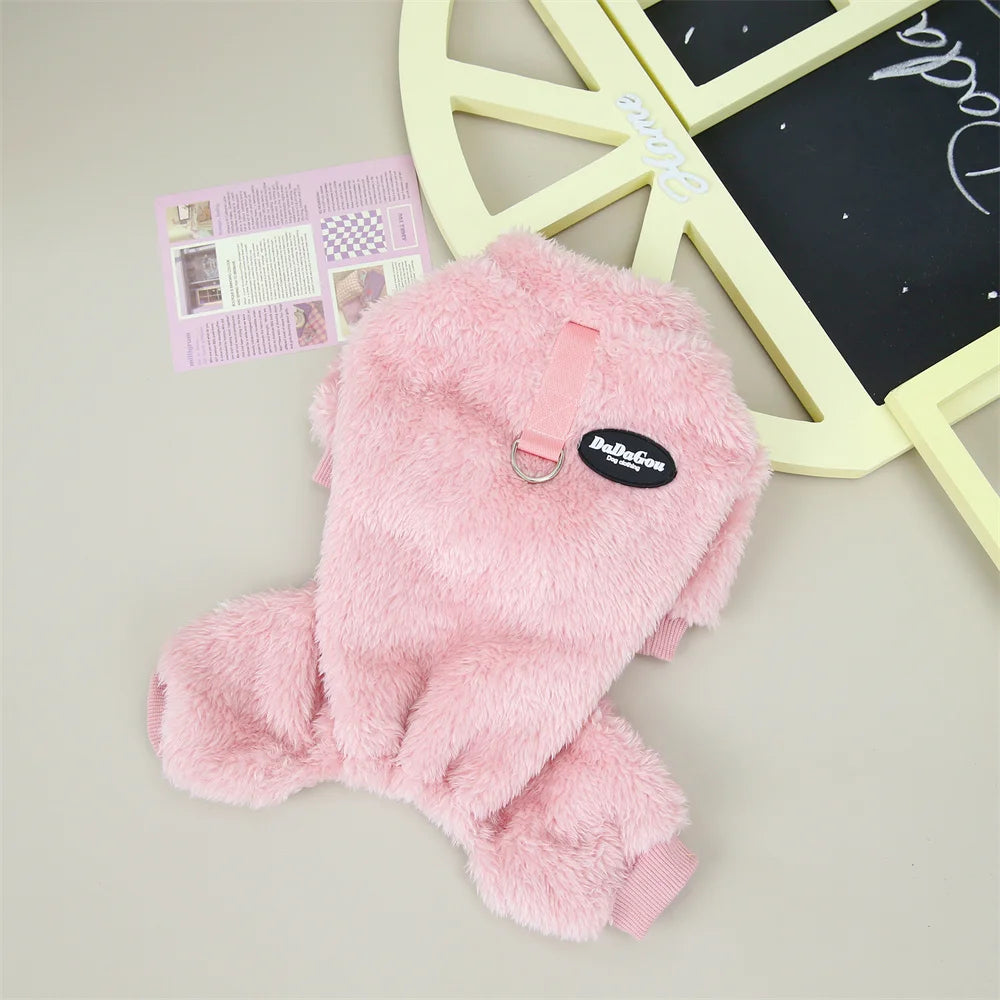 Winter Cat Puppy Jumpsuits Warm Fleece Pet Coat for Small Dogs Cats Kitten Clothing Chihuahua Sphynx Jacket ropa para gato - Play Paws Toys