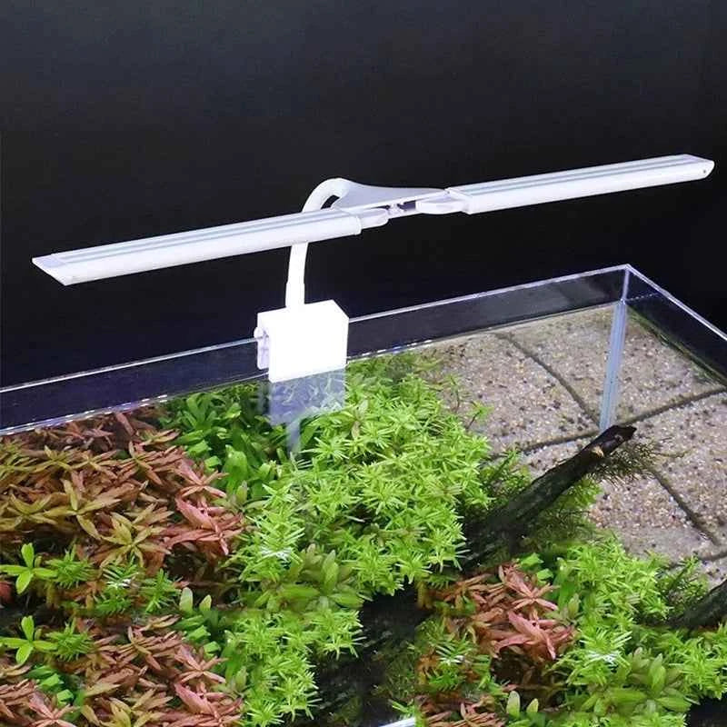 Super Bright Clip Lamp LED Aquarium Light for Aquatic Plant Grow Fish Tank Full Spectrum Timing Lamp 220-240V 30~70CM 4W 8W 13W