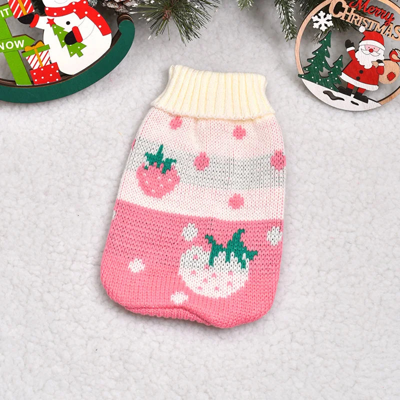 Christmas Cat Sweater Winter Warm Pet Costume for Cats Kedi katten Sphynx Clothing Mascotas Clothes for Dog Animals ropa de gato - Play Paws Toys