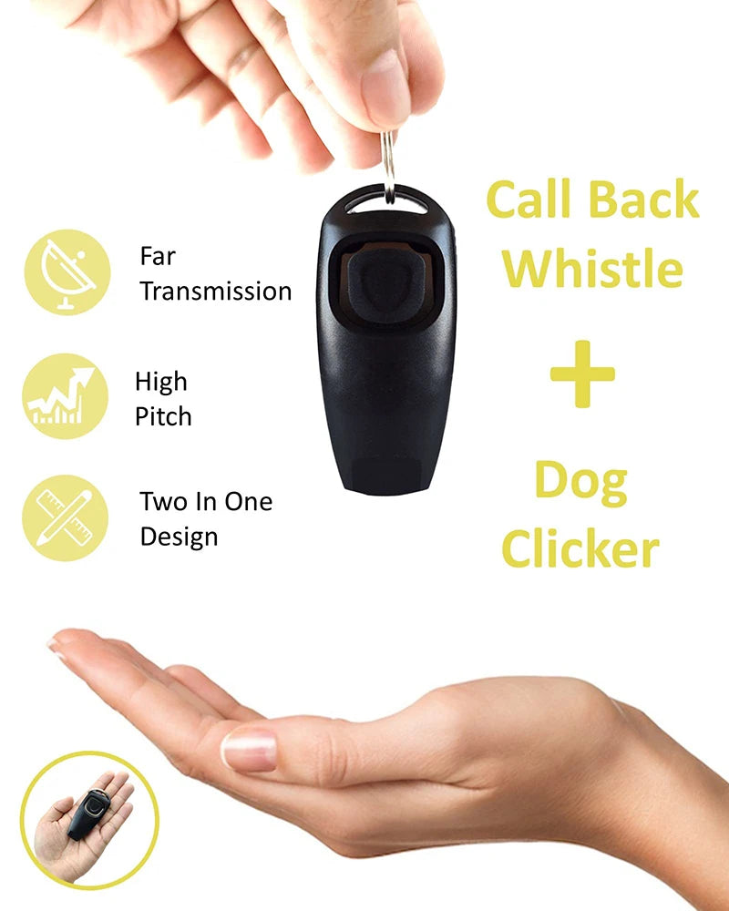 Professional Dog Whistle Training Effectively Stop Barking Hunting High-Frequency Pitch Recall-Dog Clicker Pet Obedience