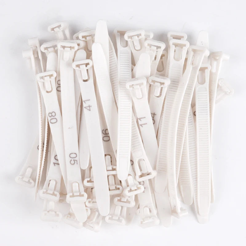 50/100Pcs Chicken Foot Ring Adjustable Cable Tie farm Animals Poultry Breeding Label Turkey Mark Foot Ring Identity Recognition