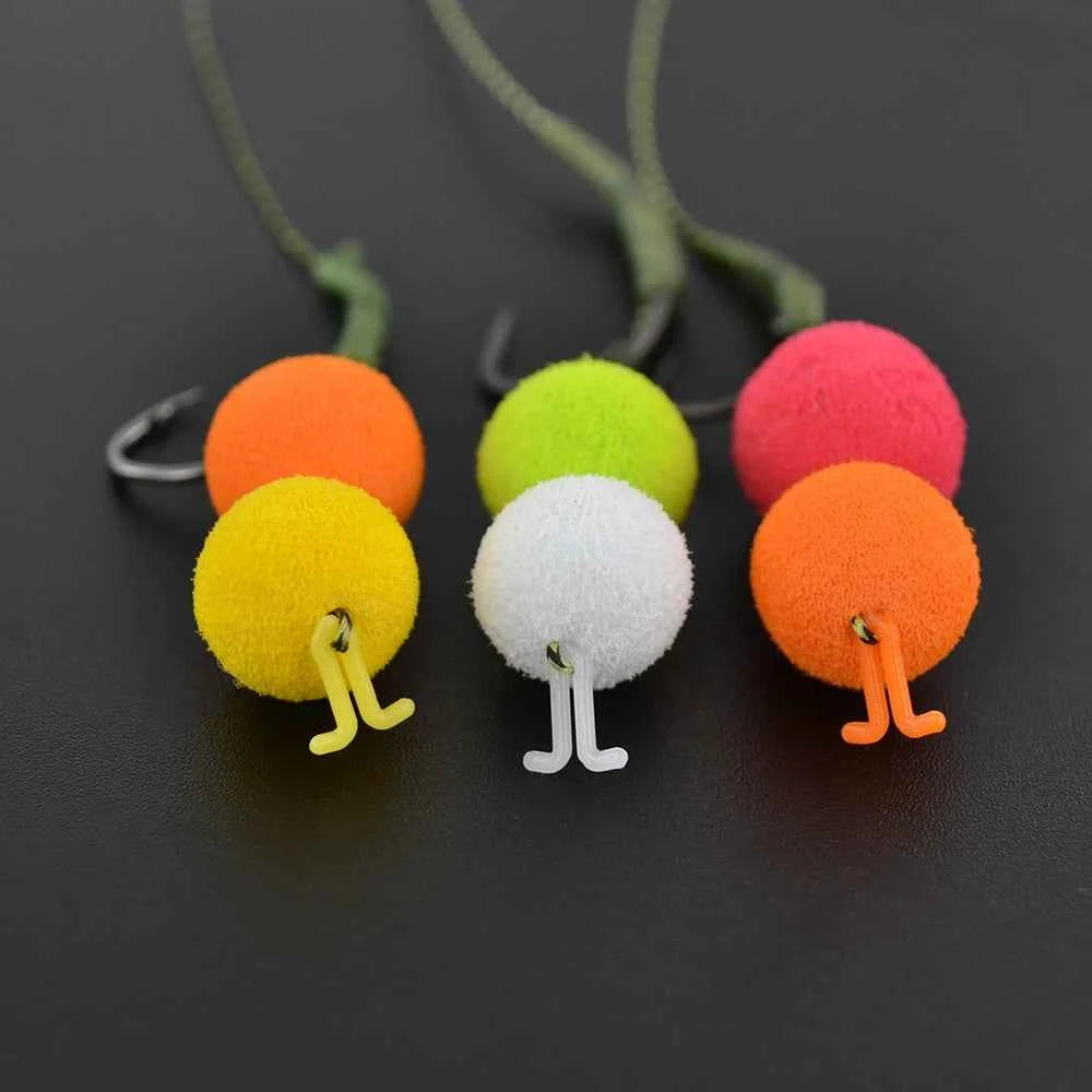 5 Pieces Carp Fishing Tackle Hair Rig Boilie Bait Drill Stops Boilie V Stopper Fishing Accessories AH163