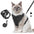 VavoPaw Cat Harness and Leash Set for Walking Adjustable Kitten Vest Harness with Reflective Strip Breathable Mesh Cat Harness