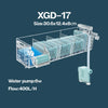 Aquarium Wall-Mounted Waterfall Filter Roller, ,Circulating Oxygen genation,Multi-Layer Fish Tank Top Filter New