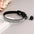 Soft Pink Suede Leather Cat Collar - Cute Bling Rhinestone Design, with Bell & Safety Breakaway Buckle, Adjustable XS/S Sizes