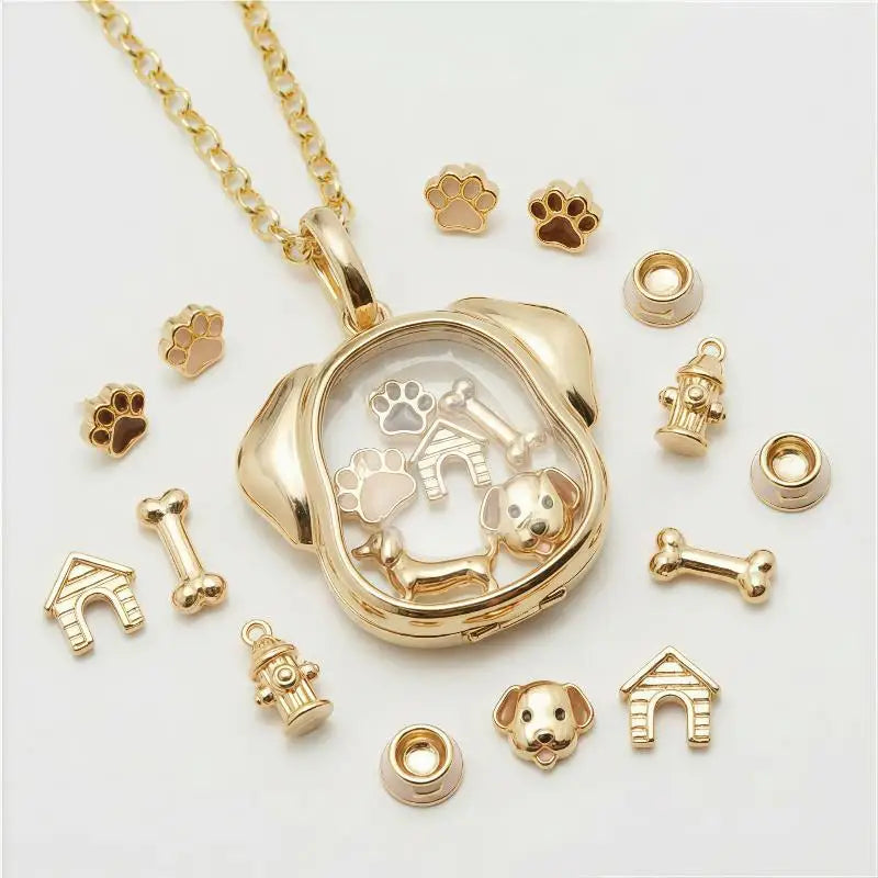 Open Pendant Necklace For Women Girls Simple Pet Dog DIY Accessory Necklace 2026 New Trendy Cute Choker Necklace Jewelry Gift