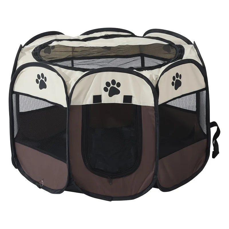 Portable Pet Playpen Cat Birthing Room Foldable Dog Playpen Octagon Puppy Playpen Indoor for Dogs Cats And Rabbits Small animals