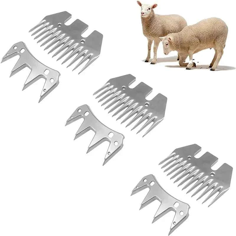 13 Tooth Shearing Replacement Blades for fit Oster,Lister,Heiniger Sheep Clippers,Detachable Animal Trimmer for Goats,Lambs