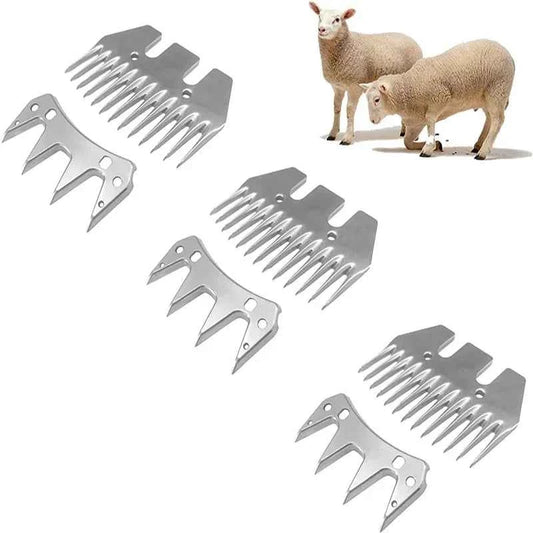 13 Tooth Shearing Replacement Blades for fit Oster,Lister,Heiniger Sheep Clippers,Detachable Animal Trimmer for Goats,Lambs