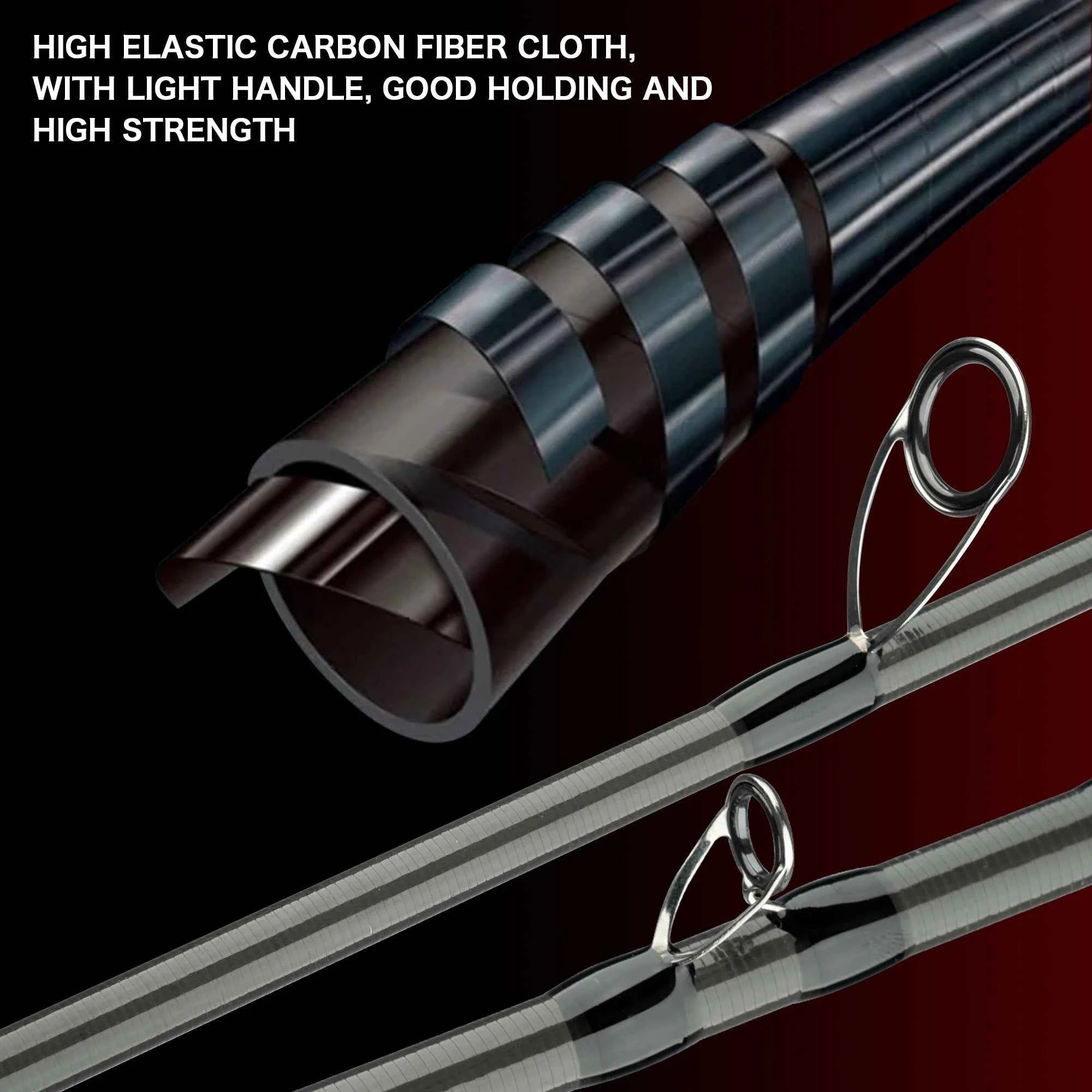 BIUTIFU Traveller Spinning Casting Carbon Fishing Rods Baitcasting Weight 5-35g M Fast Ultralight Lure Trout Mini Goods For Pole