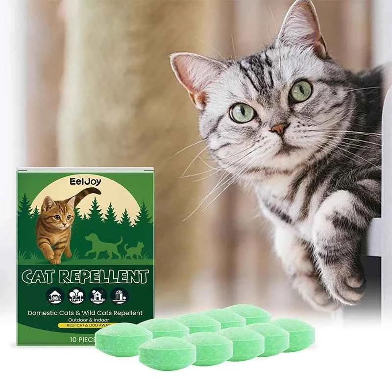 Cat Repellent Outdoor, Dog Repellent, Natural Peppermint Oil Cat&Dog Deterrent Outdoor And Indoor, Keep Cats Out Of Yard Permane