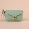 Portable Dog Waste Bag Dispenser With Leather Clip - Durable Polyester