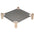 Cat Bed House Outdoor Universal Pet Bed Removable Breathable Pet Hammocks Bed for Cat Small Dog Durable Wood Frame Canvas Beds - Play Paws Toys