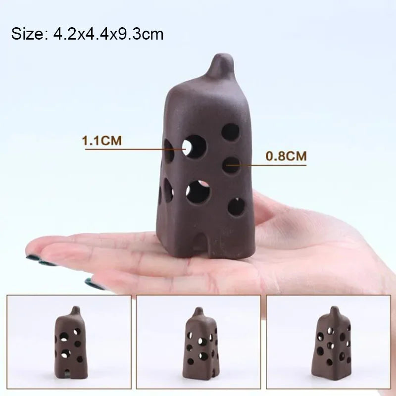 Quality Ceramic Aquarium Decor Fish Shrimps Shelter House Pottery Scorpion House Canister Simulation Stone Fish Tank Decoration