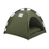 Pet Tent Bed Removable Cat Sofa Basket Canvas Semi-enclosed Cat House Dog Cave Hut Cat Sleeping Bed for Room Decor Pet Supplies - Play Paws Toys