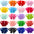 50pcs  Dog Bowtie Dot Solid Bow Tie Collar For Small Dogs  For Dog DIY Bowties Necktie Pet Grooming Accessories For Small Dogs