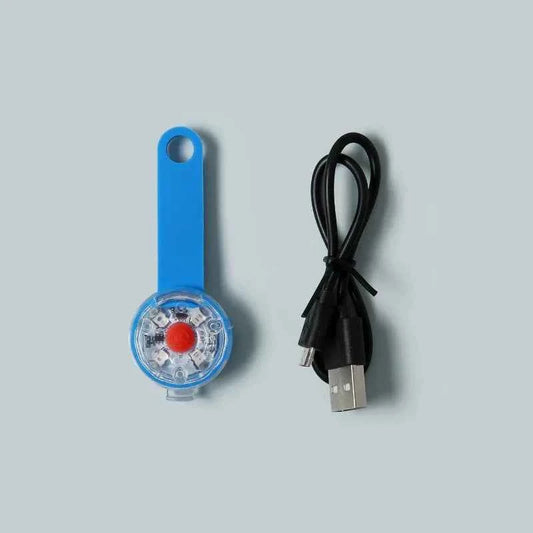 Dog Collar LED Light USB Rechargeable Waterproof Anti Lost Safety Flashing Pendant for Dogs Cats Pets Night Walking Reflective