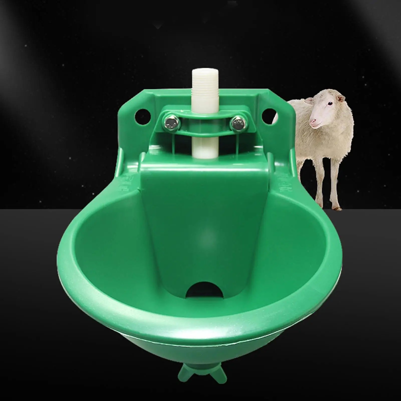 Sheep Goat Drinker Bowl With Valve Automatic Drinking Bowl plastic Water Fountain Cattle Sheep Dog Feeding Equipment