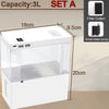 Mini Fish Tank 3L Desk Fish Tank 5L Water Plastic Fish Tank Botton Filter With Water Pump Fish Bowls