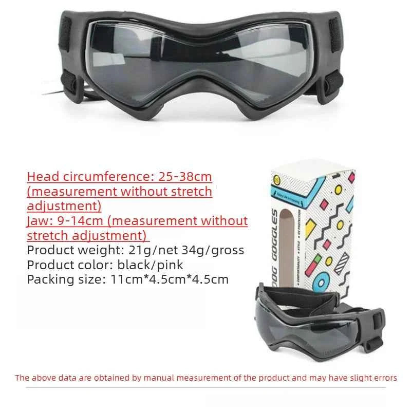 UV Protective Puppy Goggles Cool Protection Eyewear Dog Cat Sunglass for Small Dog Outdoor Riding Pets Decoration Accessory