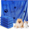 Dog Towels,Quick-Dry Microfiber  - Absorbent Pet Bath & Paw Cleaning Cloths for Medium Breeds, 40x24 Inch