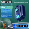 SOBO Silent Aquarium Oxygen Air Pump Fish Tank Adjustable Air Volume High Power Oxygenator Air Compressor Aerator 220v