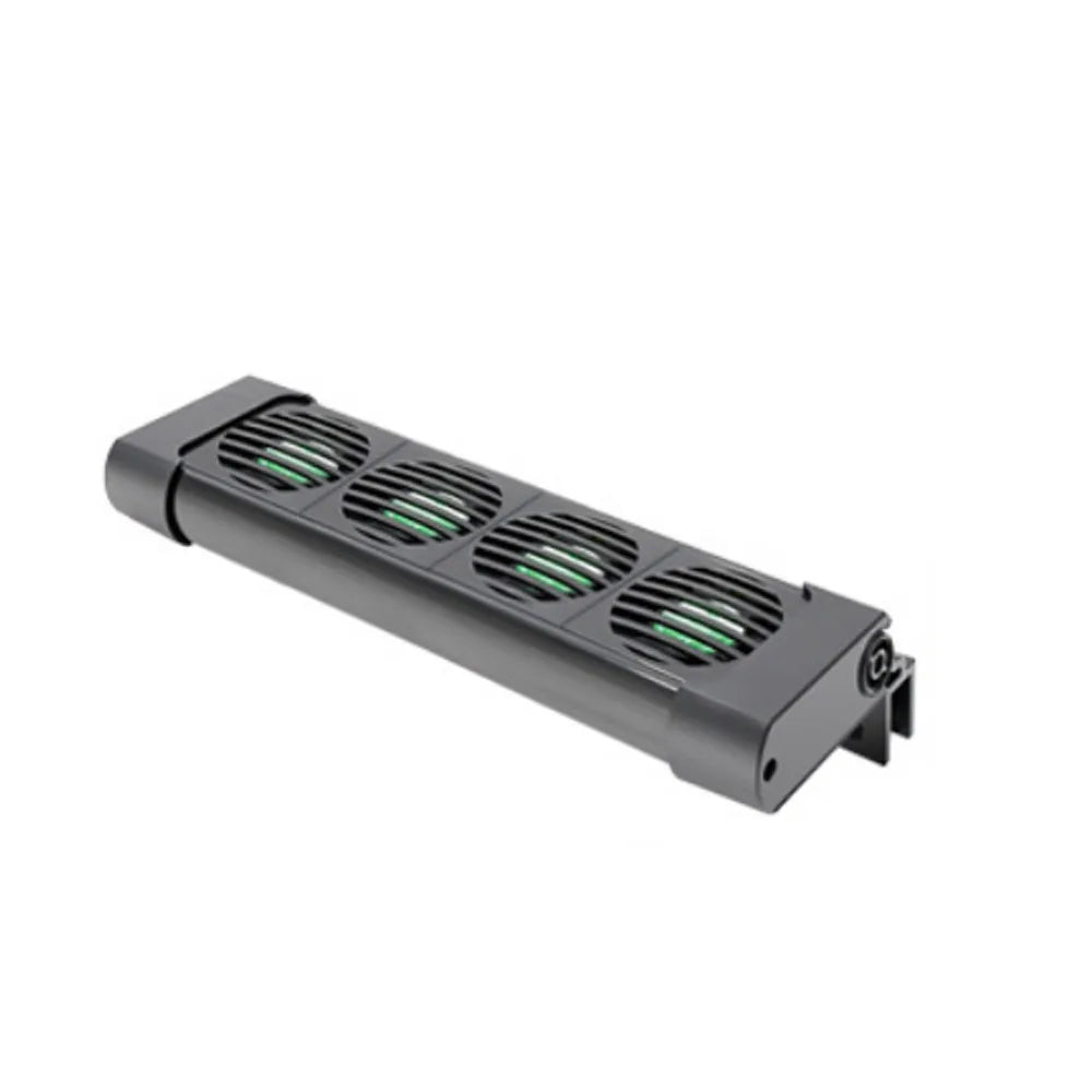 2/3/4/5/6 Head Aquarium Cooling Fans 135° Rotation Silent Fish Tank Cooler US Plug Temperature Control System Chiller Control