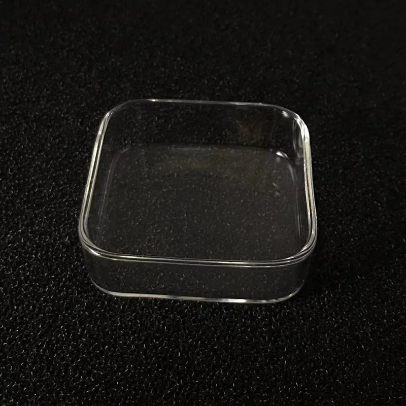 Glass Aquarium Feeder Tube Dish Transparent Fish Tank Shrimp Snail Food Feeder Bowl Aquarium Feeding Accessories Shrimp Feeding