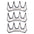 BEIYUAN 4 Tooth Blade Sheep Shears Convex Comb Cutter Shearing Clipper For Sheep Clipper Shears Scissorsd 1/2/4Pcs